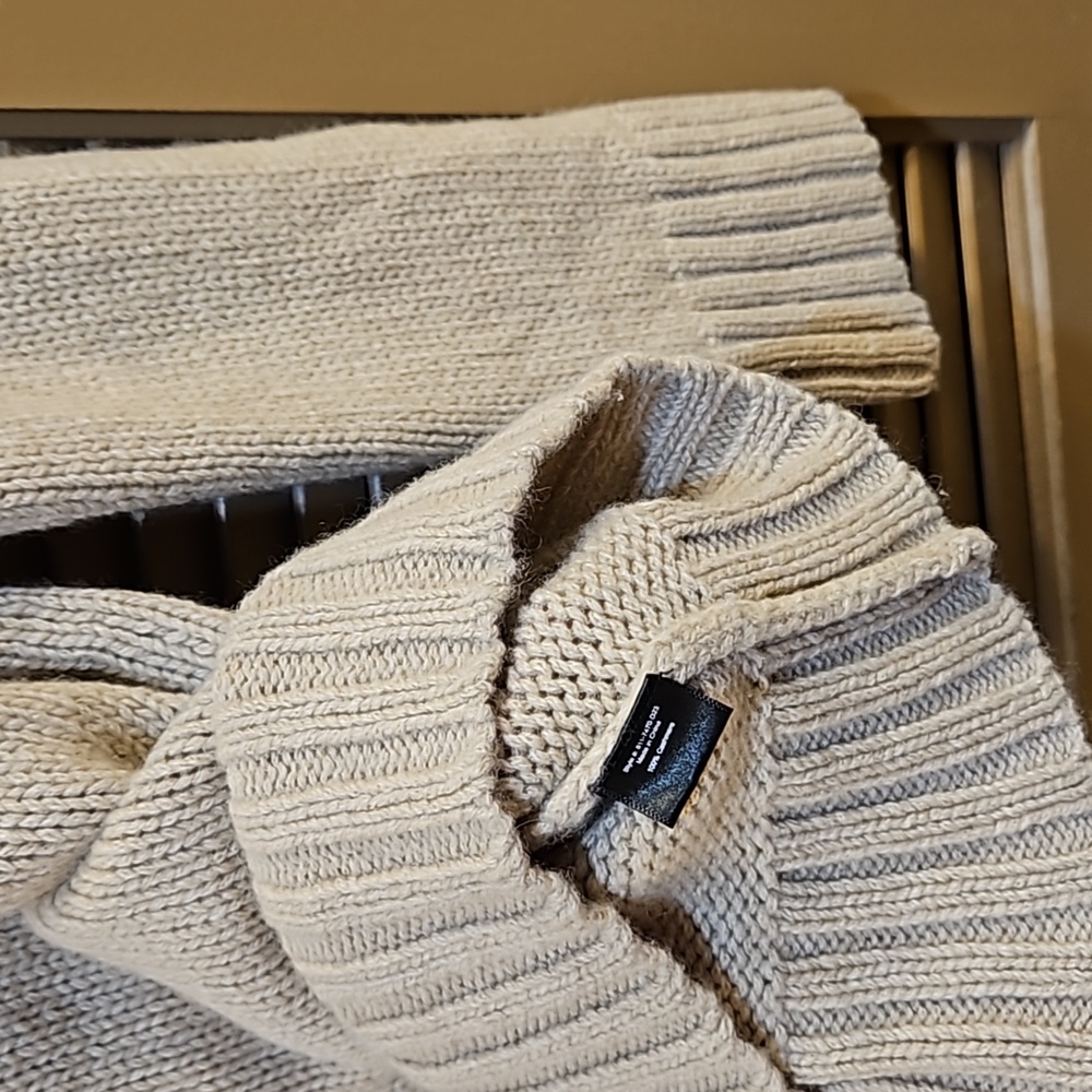 Jenni Kayne Cashmere Amelia Crewneck Sweater Warm Sand XS/S Oversized EUC! HP🥳 - Picture 8 of 12